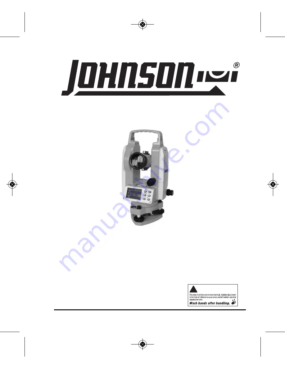 Johnson 40-6932 Скачать руководство пользователя страница 1