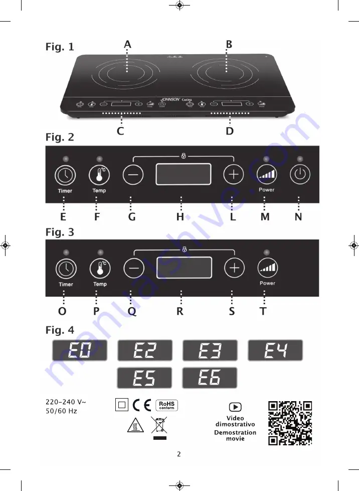 Johnson Cucina Instructions For Use Manual Download Page 2