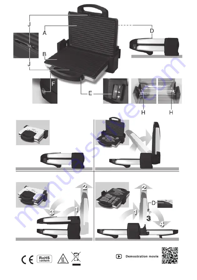 Johnson Grigliata Instructions For Use Manual Download Page 2