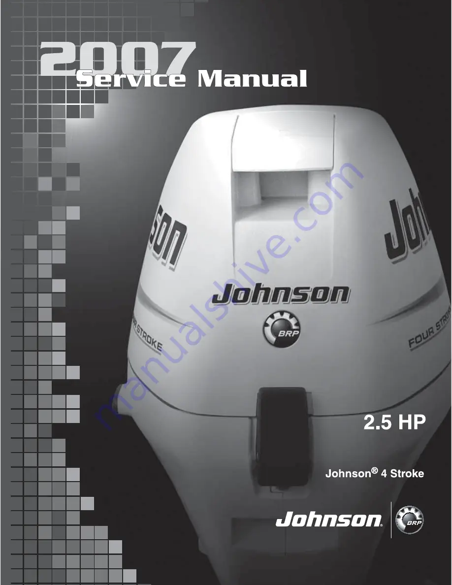 Johnson J2R4SUC 2007 Service Manual Download Page 1