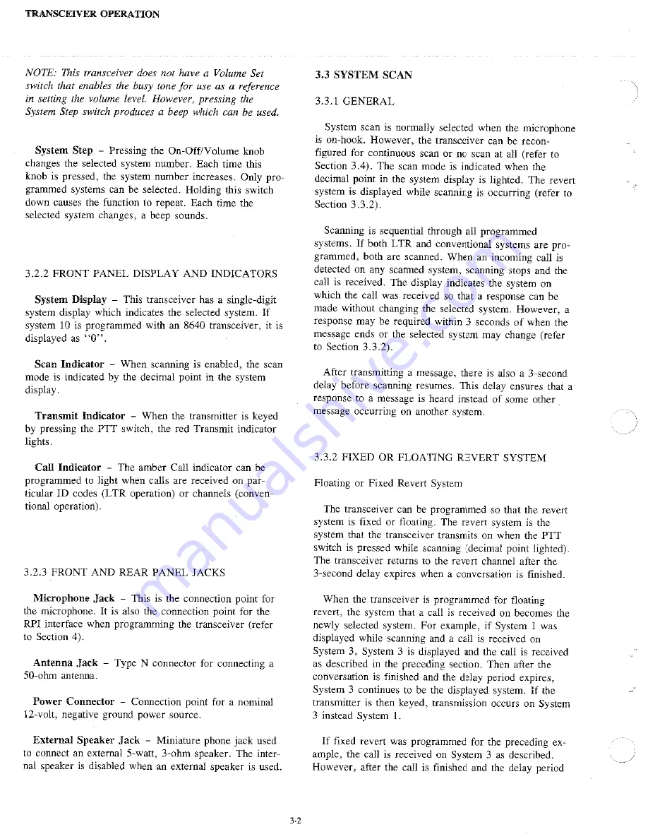 Johnson LTR 8640 Service Manual Download Page 15