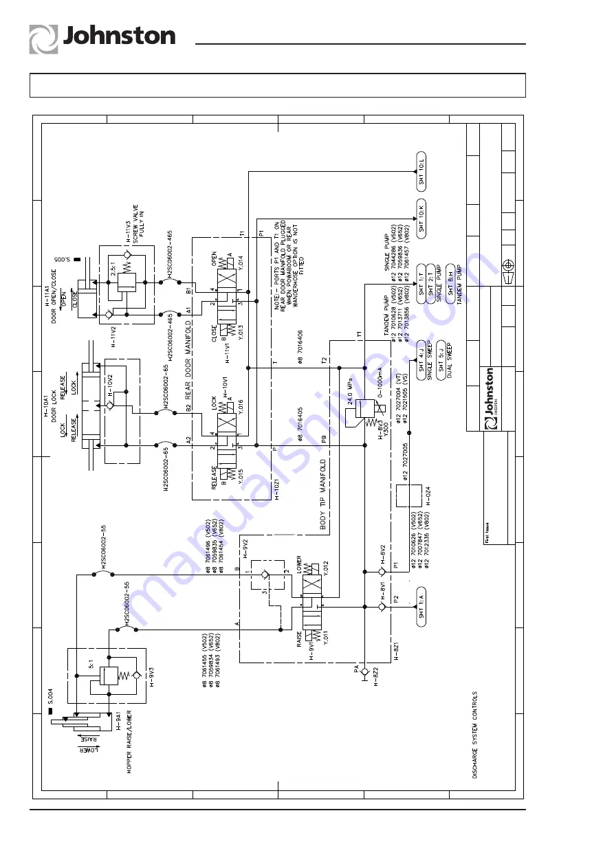 Johnston VM502 Maintenance Manual Download Page 28