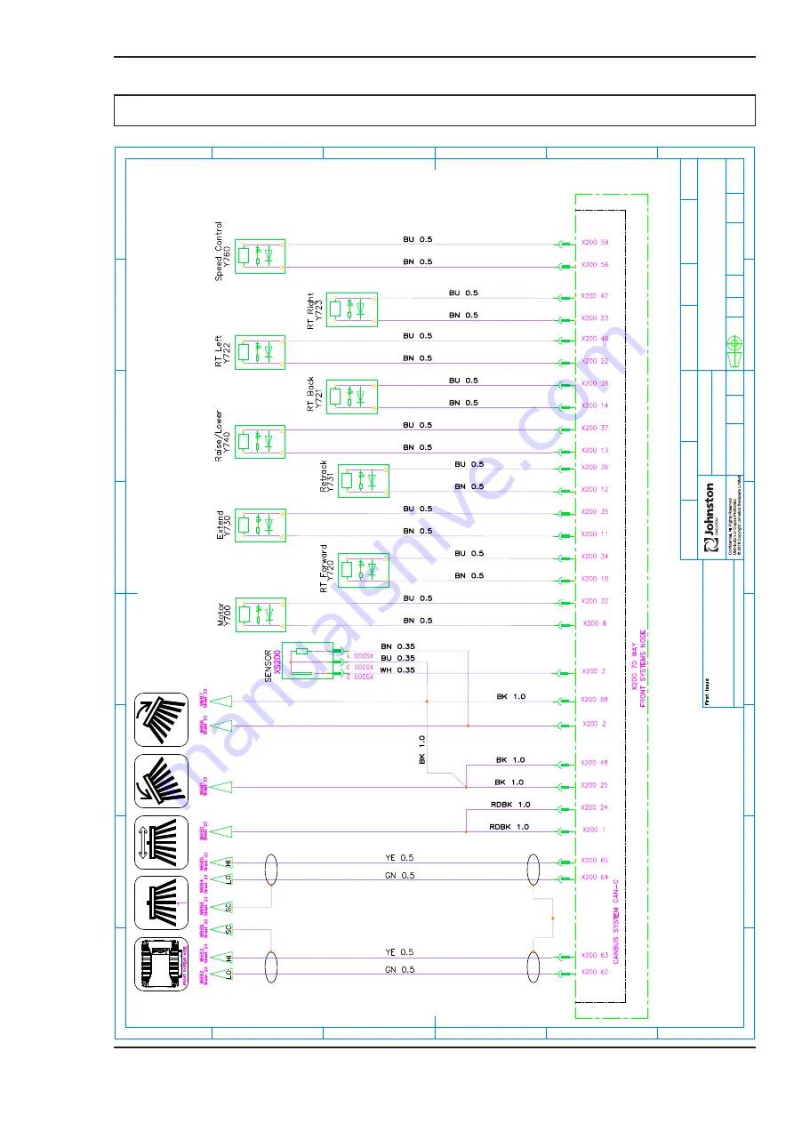 Johnston VM502 Maintenance Manual Download Page 75