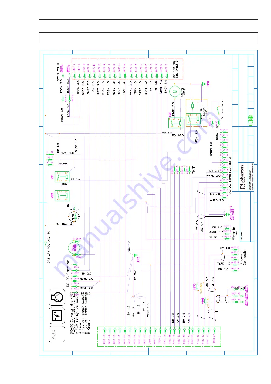 Johnston VM502 Maintenance Manual Download Page 87