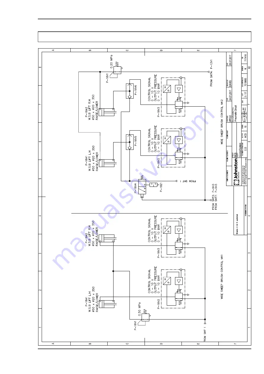 Johnston VM502 Maintenance Manual Download Page 149