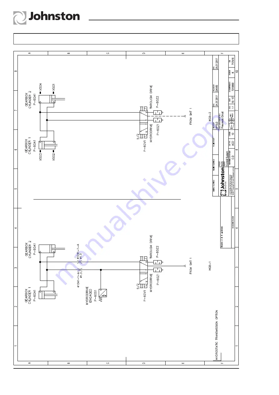 Johnston VM502 Maintenance Manual Download Page 160