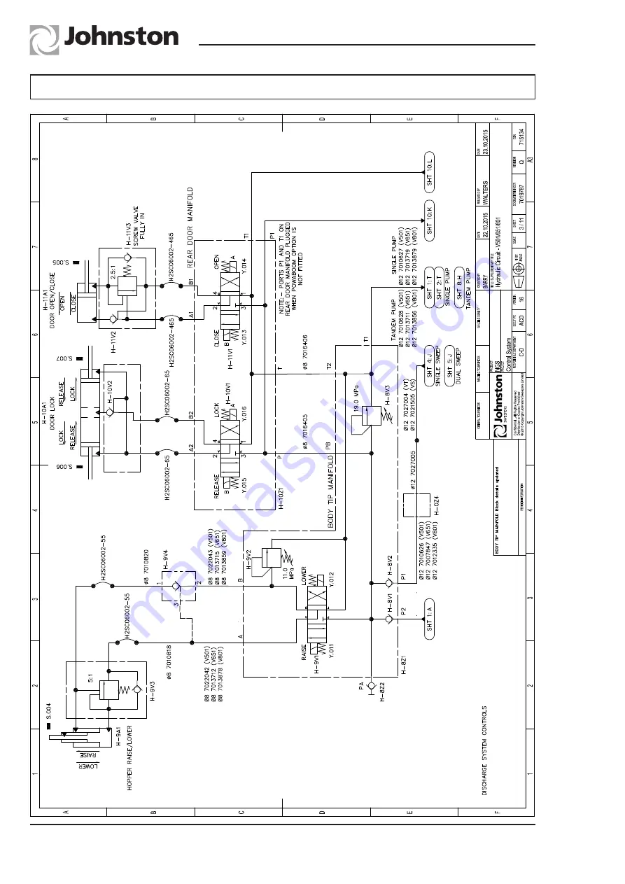 Johnston VS501 Maintenance Section Download Page 30