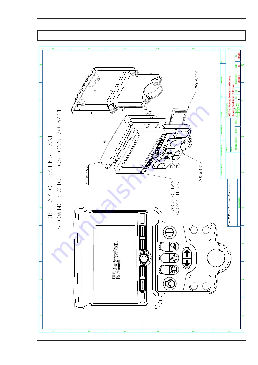 Johnston VS501 Maintenance Section Download Page 63