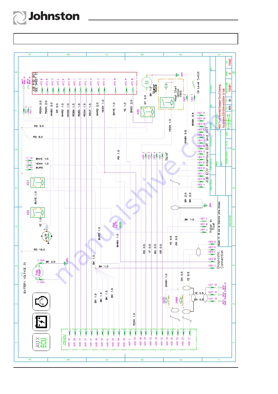 Johnston VS501 Maintenance Section Download Page 92