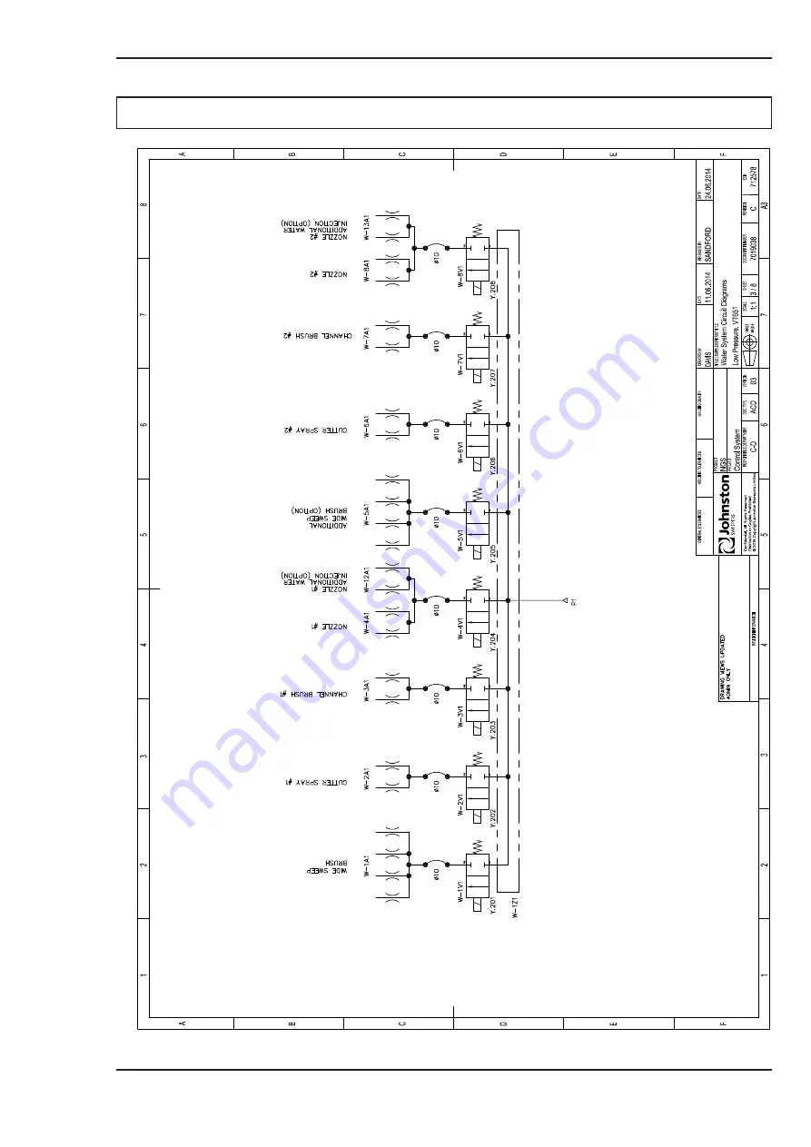 Johnston VS501 Maintenance Section Download Page 133