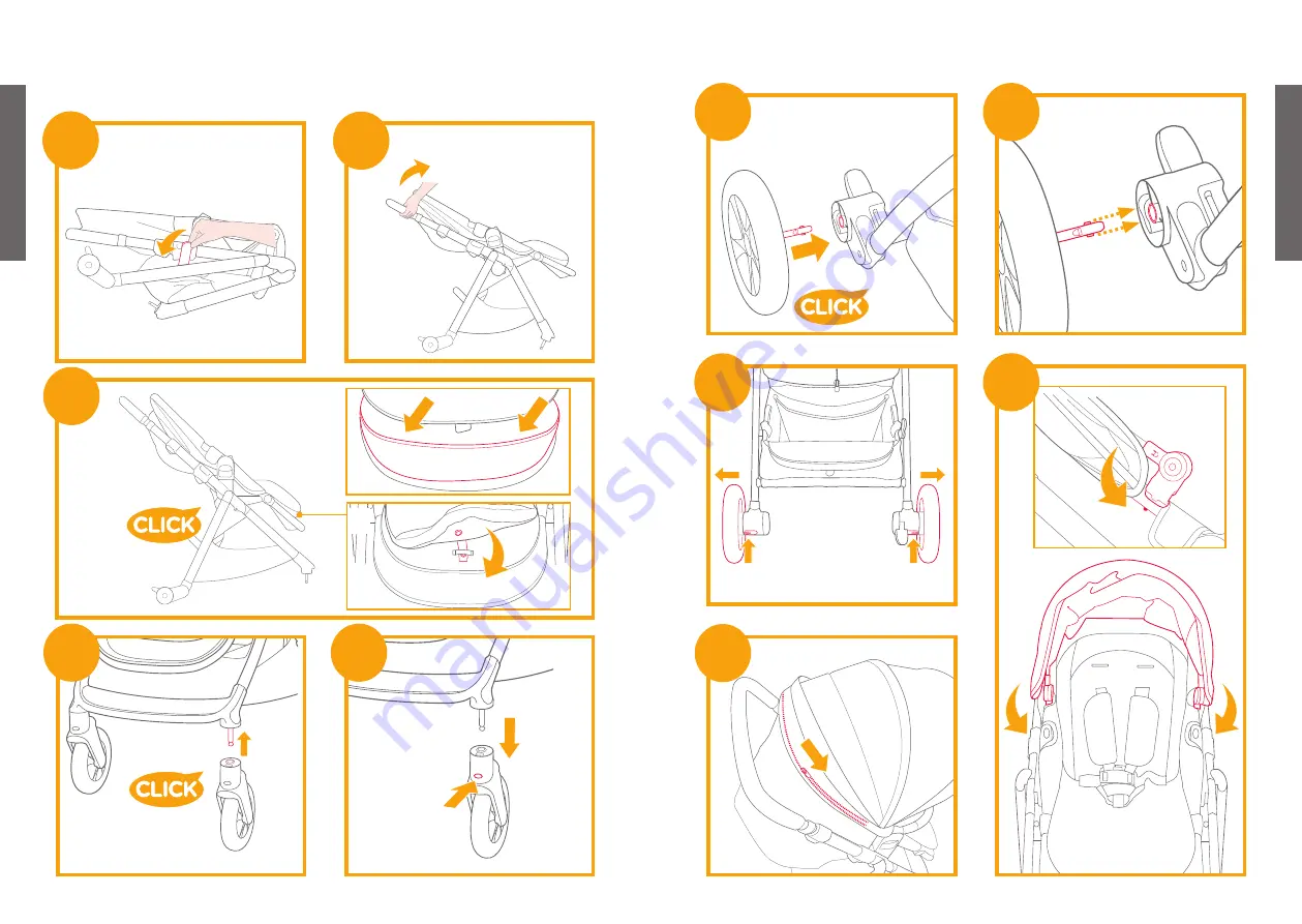 Joie aeria Instruction Manual Download Page 2