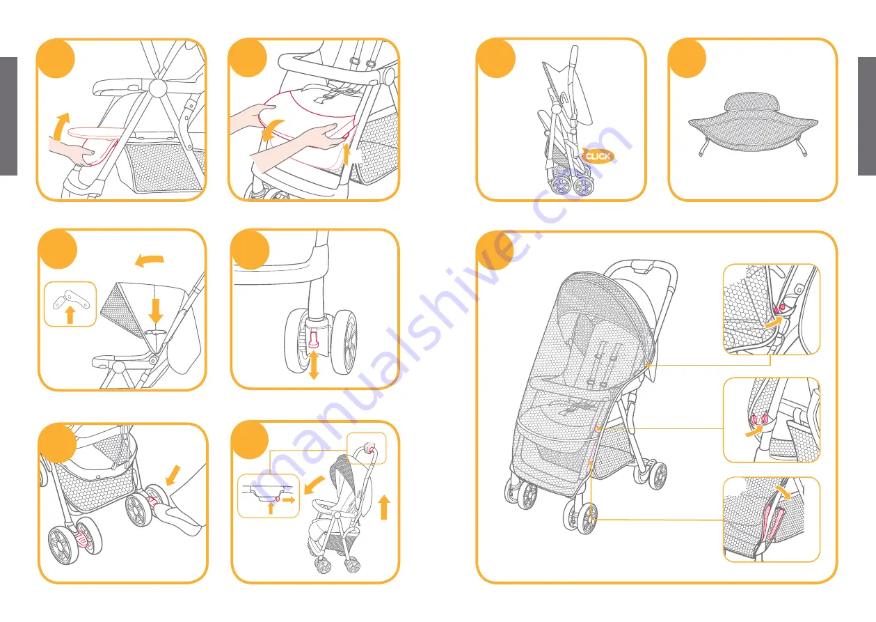 Joie aire S1608 Instruction Manual Download Page 5