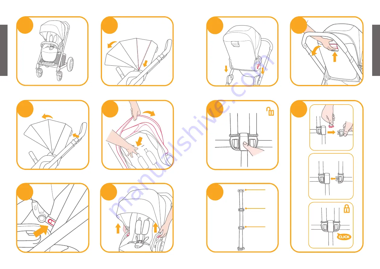 Joie chrome Instruction Manual Download Page 3