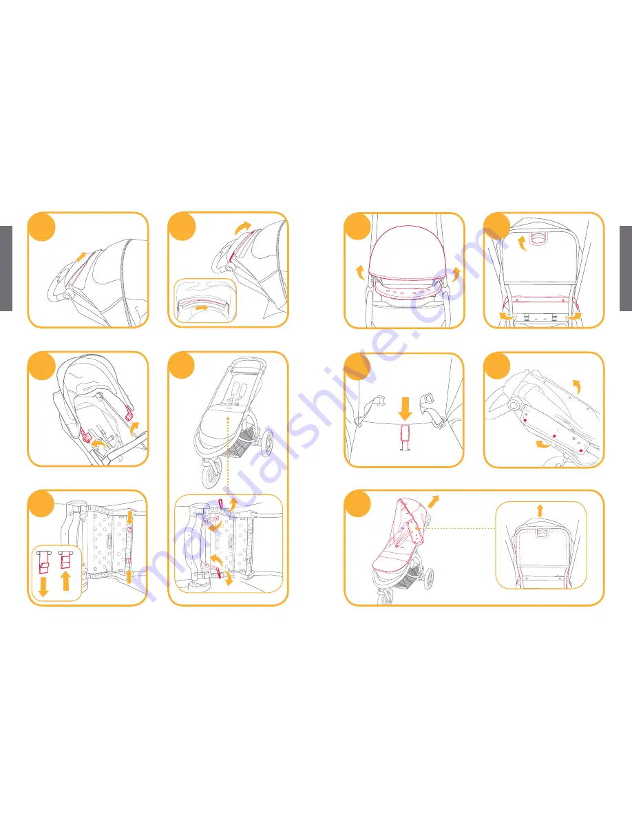 Joie Crosster Instruction Manual Download Page 6