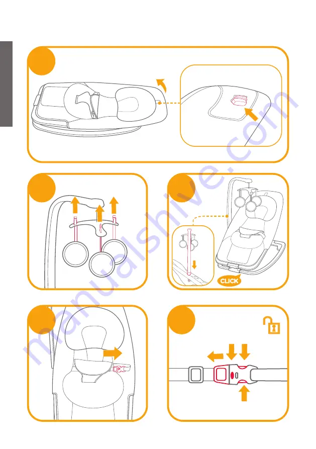 Joie dreamer rocker Instruction Manual Download Page 2