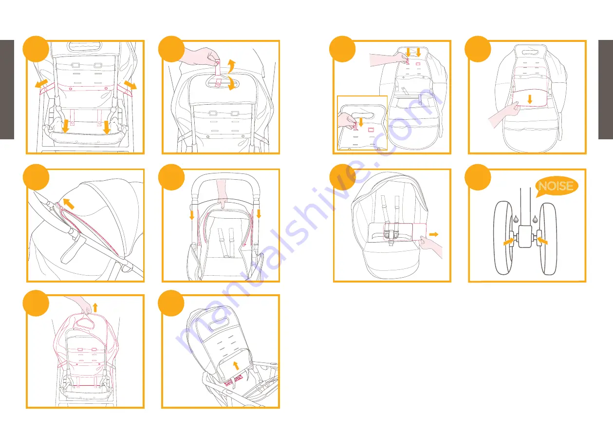 Joie mytrax s flex signature Instruction Manual Download Page 7