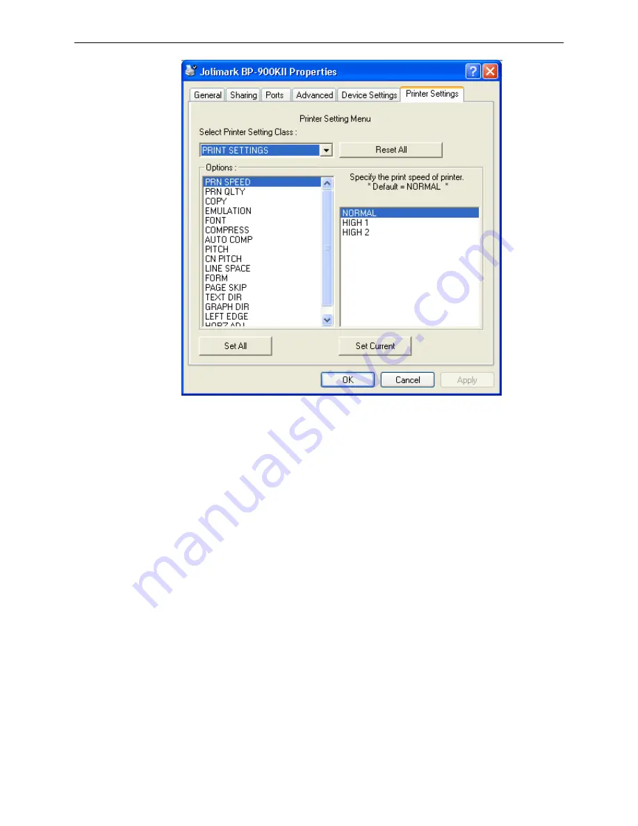 Jolimark bp-900kll User Manual Download Page 38