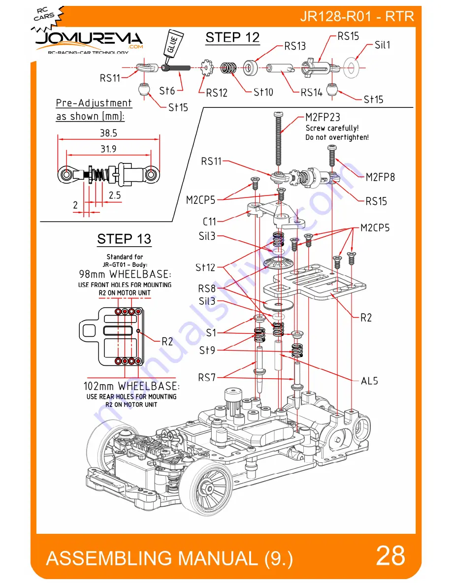 Jomurema JR128-R01-RTR Instruction Manual Download Page 29