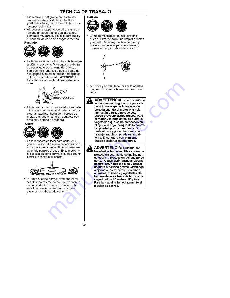 Jonsered BC2126 Operator'S Manual Download Page 73