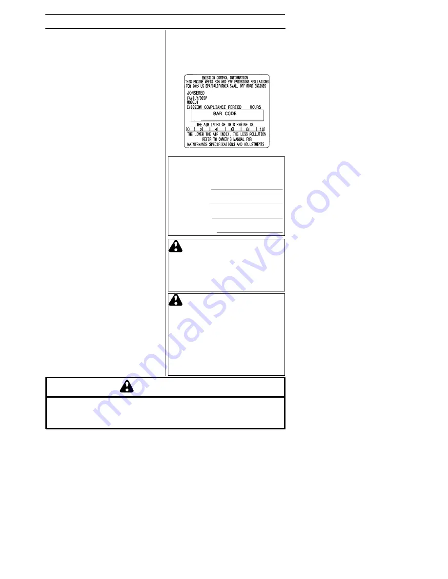 Jonsered GC 2128 Operator'S Manual Download Page 2