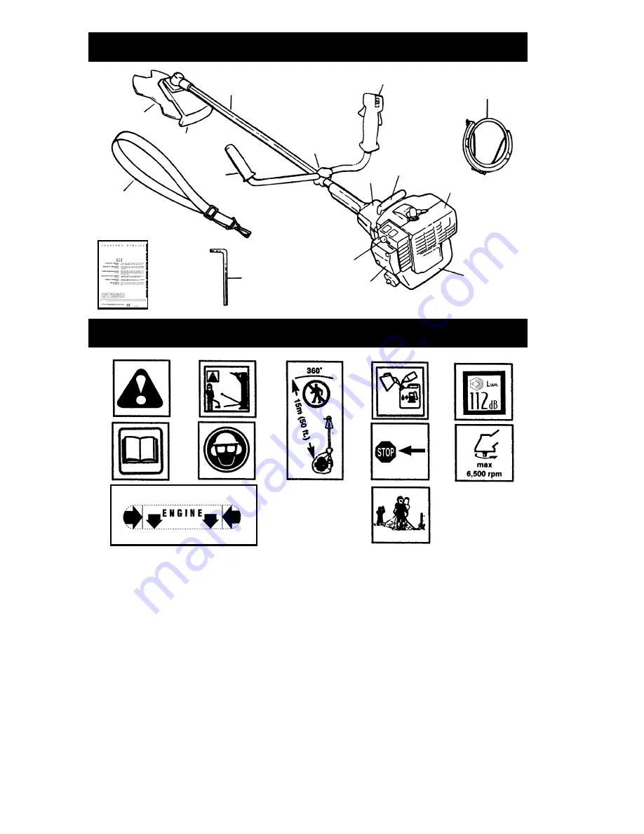 Jonsered GT26D Instruction Manual Download Page 2