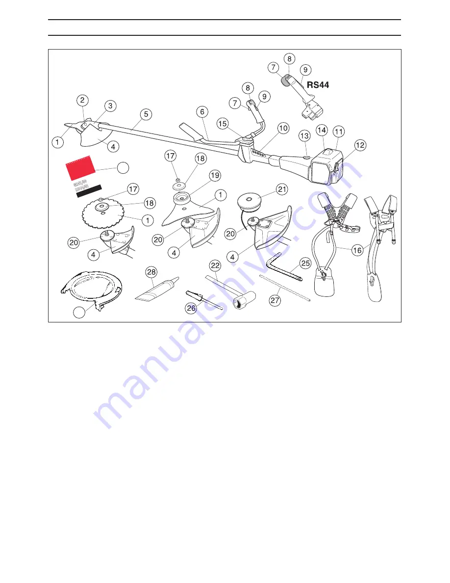 Jonsered RS 44 Operator'S Manual Download Page 5