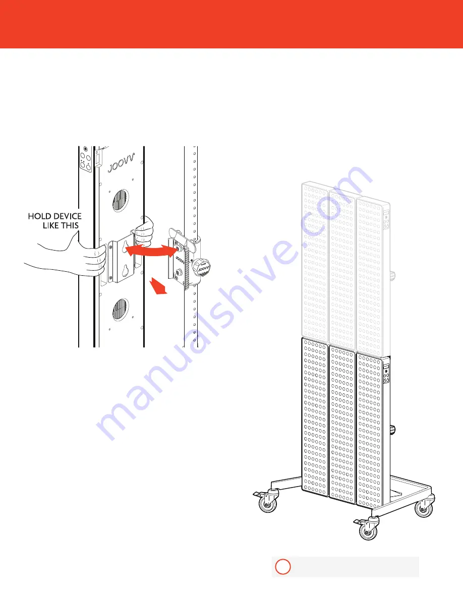 Joovv Mobile Stand Assembly Manual Download Page 16