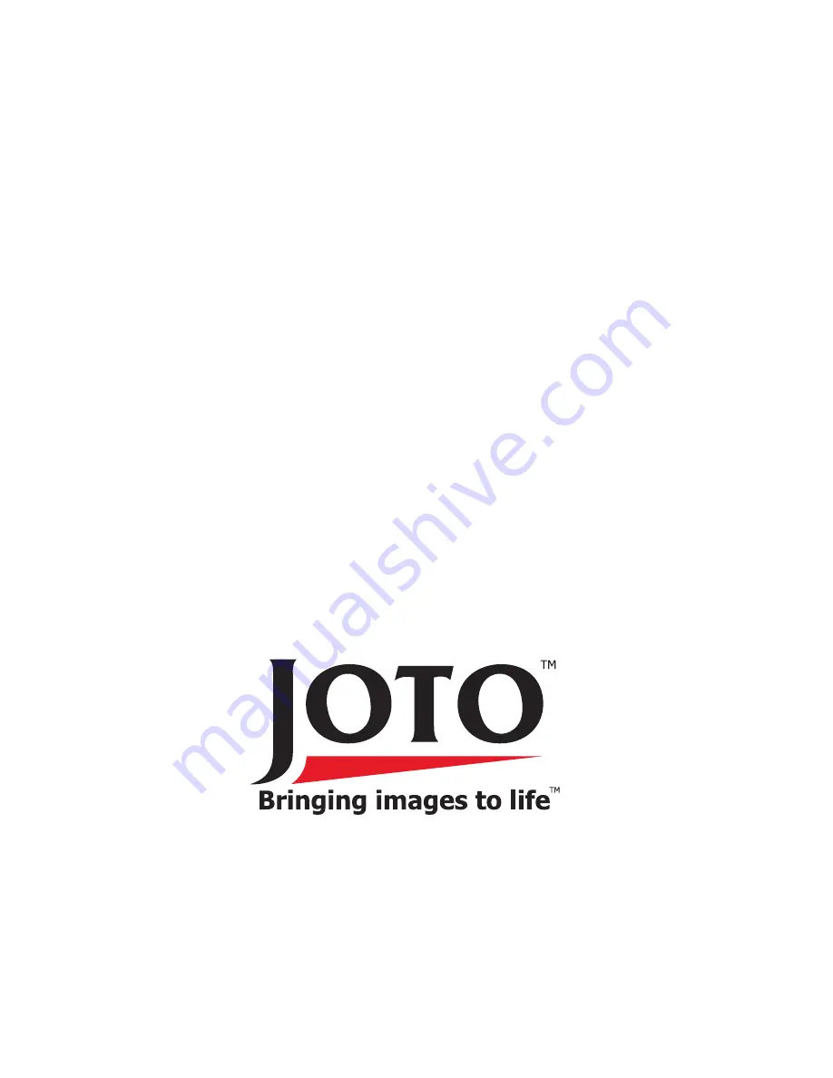 Joto E-HP-JLF-XSTM-40 Operator'S Manual Download Page 16