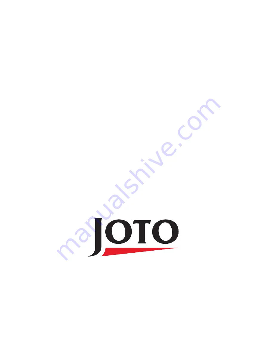 Joto E-HP-JSP-1620 Operator'S Manual Download Page 16