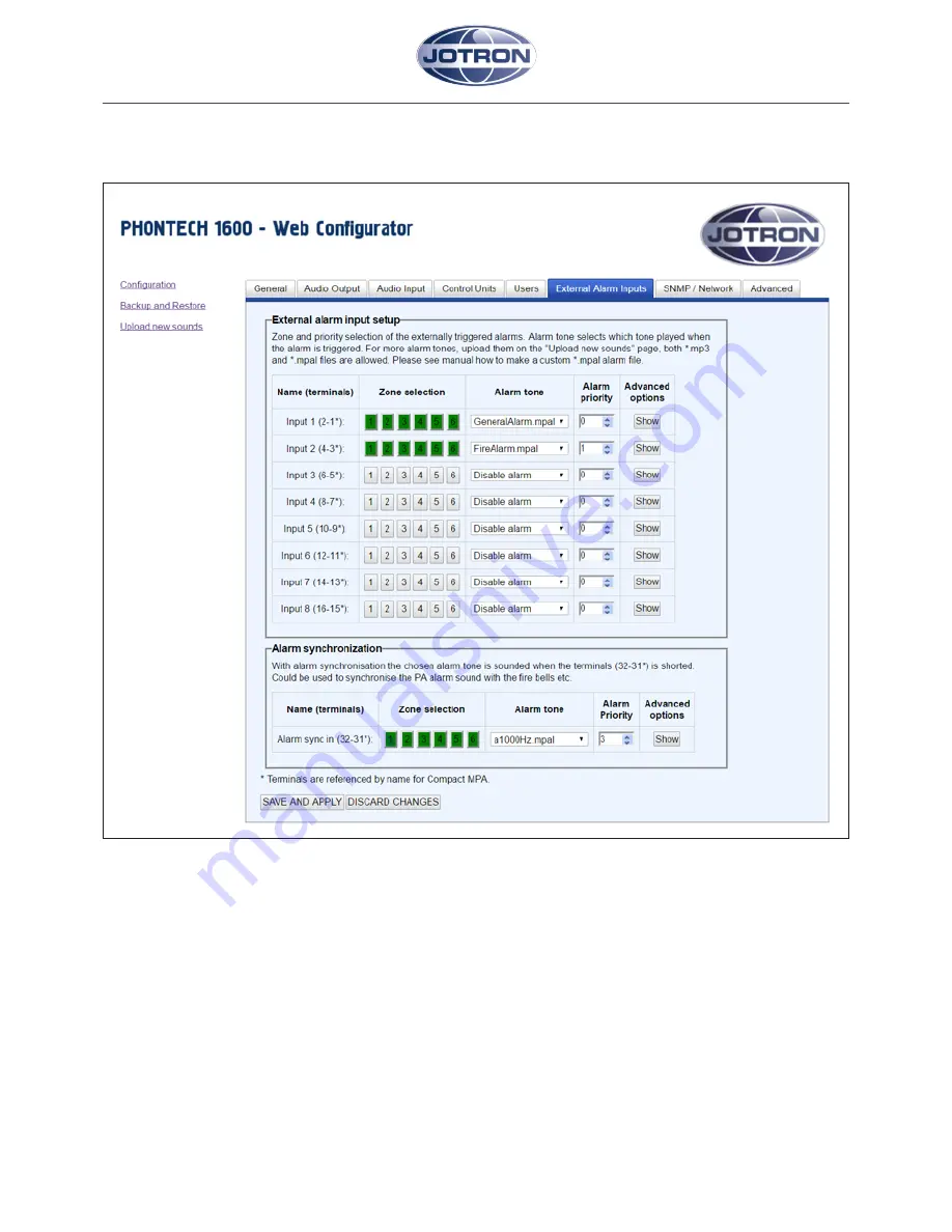 jotron MPA 1600 User And Installation Manual Download Page 34