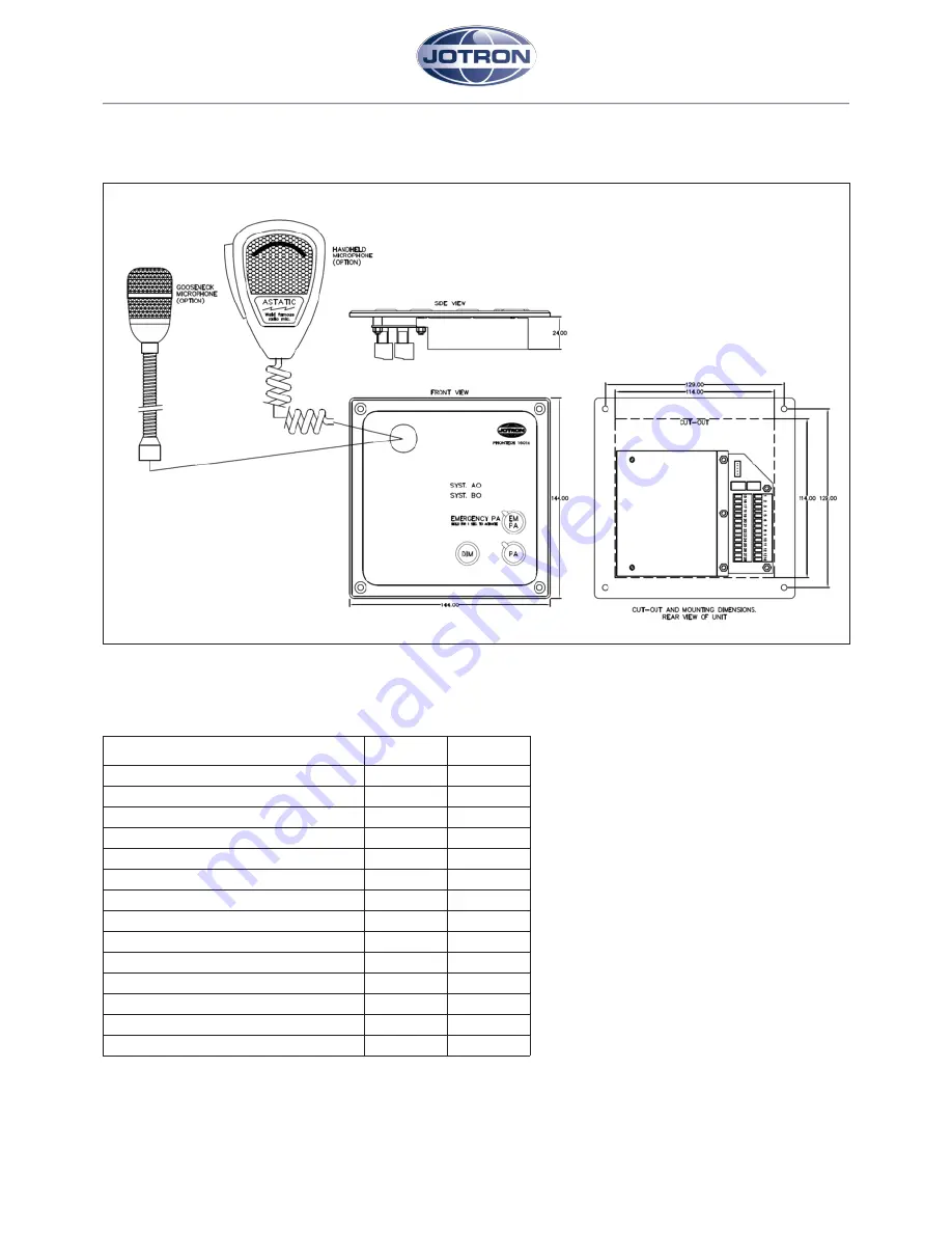 jotron MPA 1600 User And Installation Manual Download Page 55