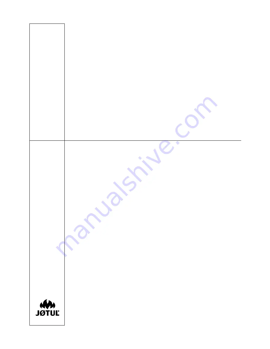 Jøtul F 164 Installation And Operating Instructions Manual Download Page 72