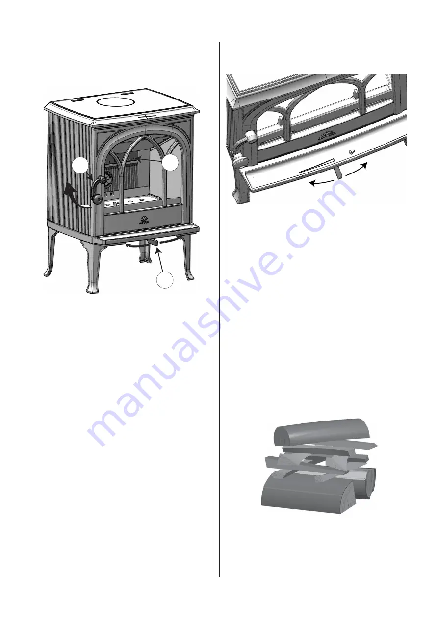 Jøtul F 200 Installation And Operating Instructions Manual Download Page 49