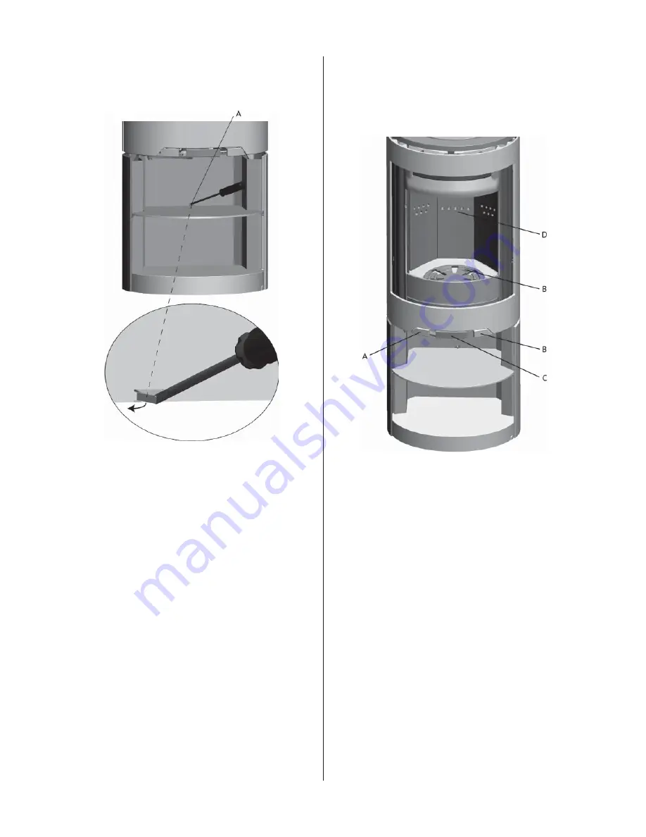 Jøtul F 470 SHD Series Installation And Operation Manual Download Page 56