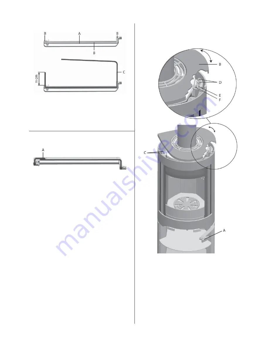 Jøtul F 470 SHD Series Installation And Operation Manual Download Page 61