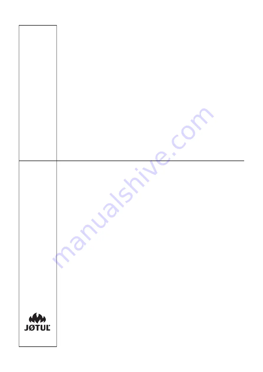 Jøtul F 602 CB Installation And Operation Instructions Manual Download Page 32