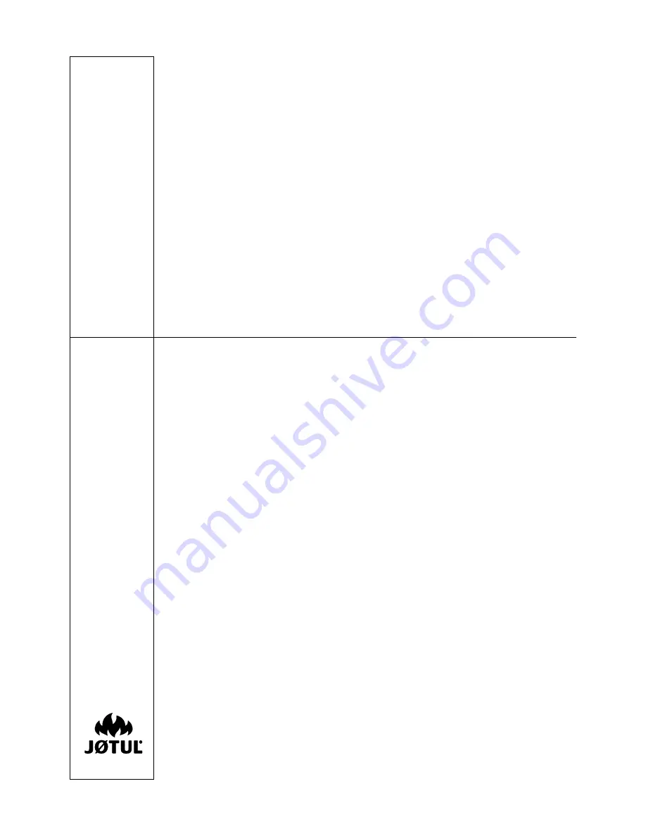 Jøtul FS 381 Installation Instructions With Technical Data Download Page 24