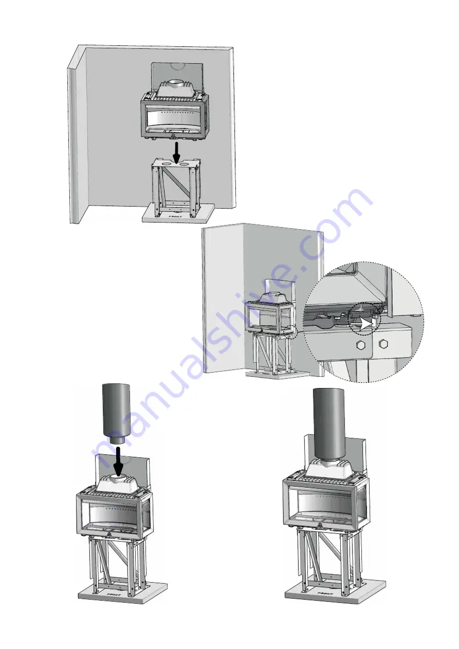 Jøtul FS 620 FRL Installation Instructions Manual Download Page 45