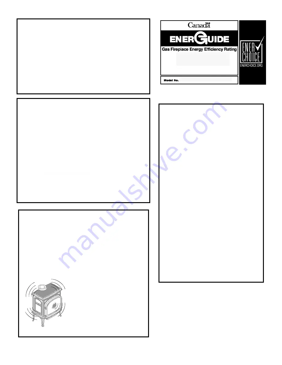 Jøtul GF 370 DV MV Installation And Operation Instruction Manual Download Page 2