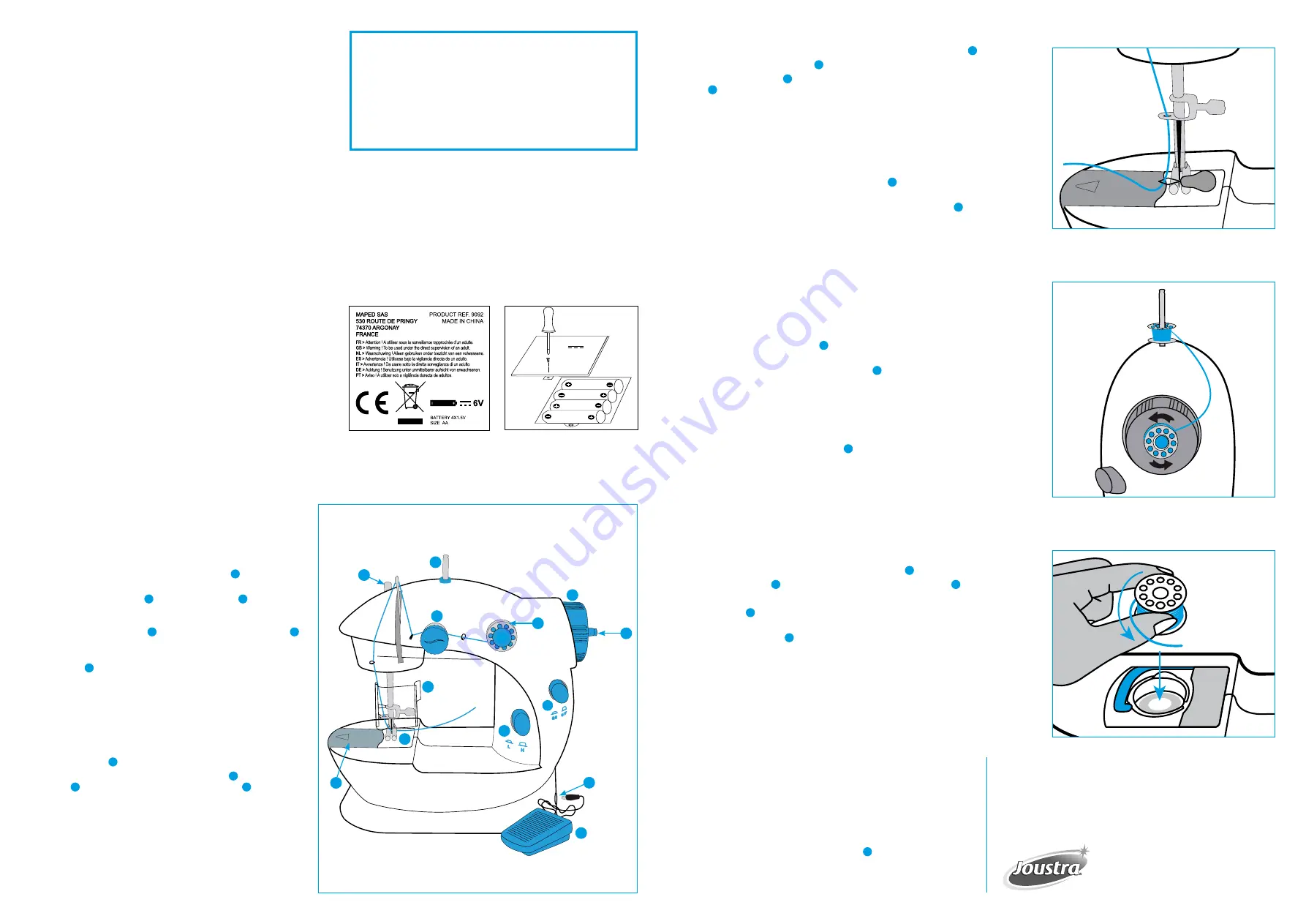 Joustra J46038 Quick Start Manual Download Page 1