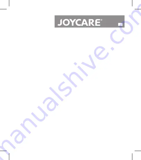 Joycare JC-349 Manual Download Page 1