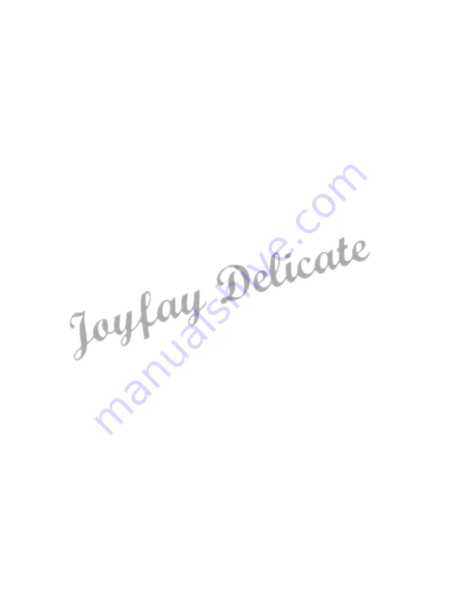 Joyfay Delicate BX80 Скачать руководство пользователя страница 1