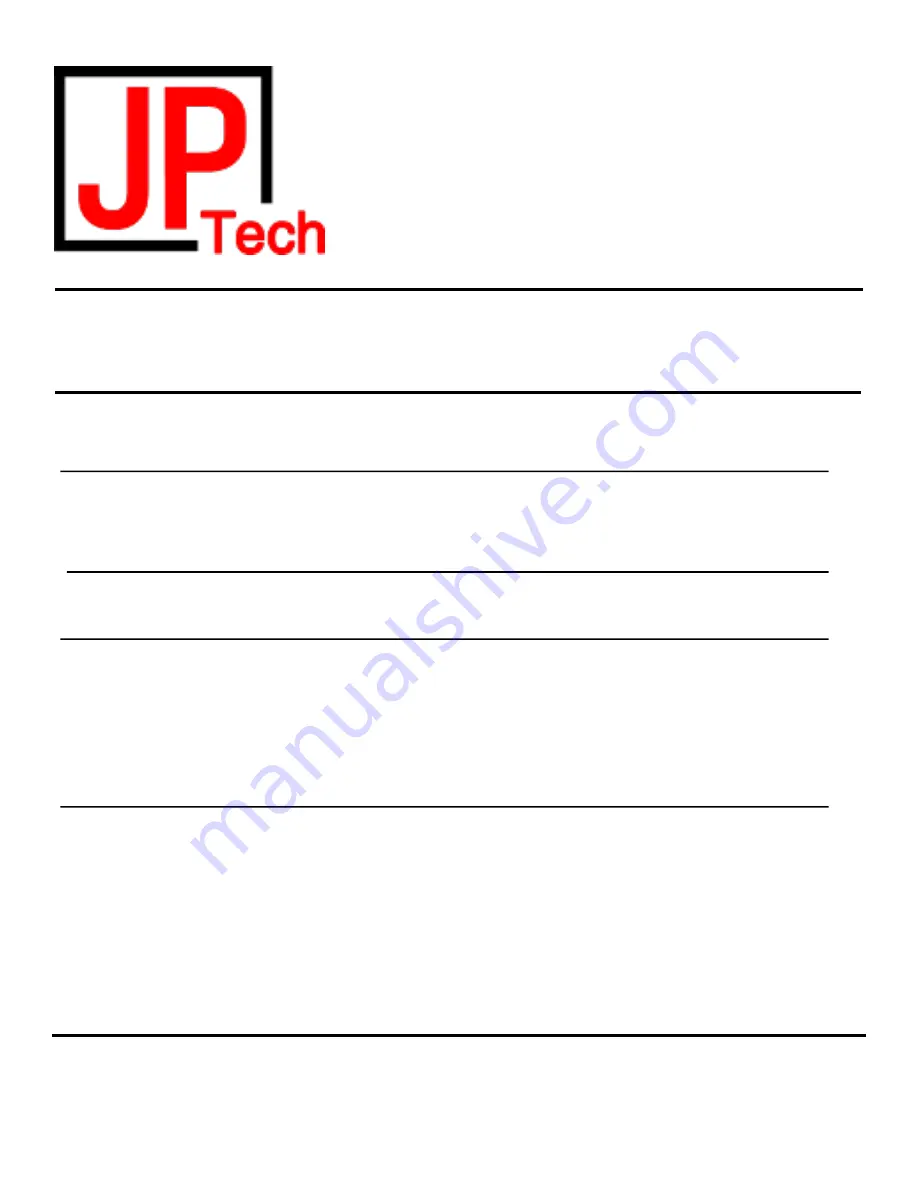 JP Tech 290-TIME-1 User Manual Download Page 1