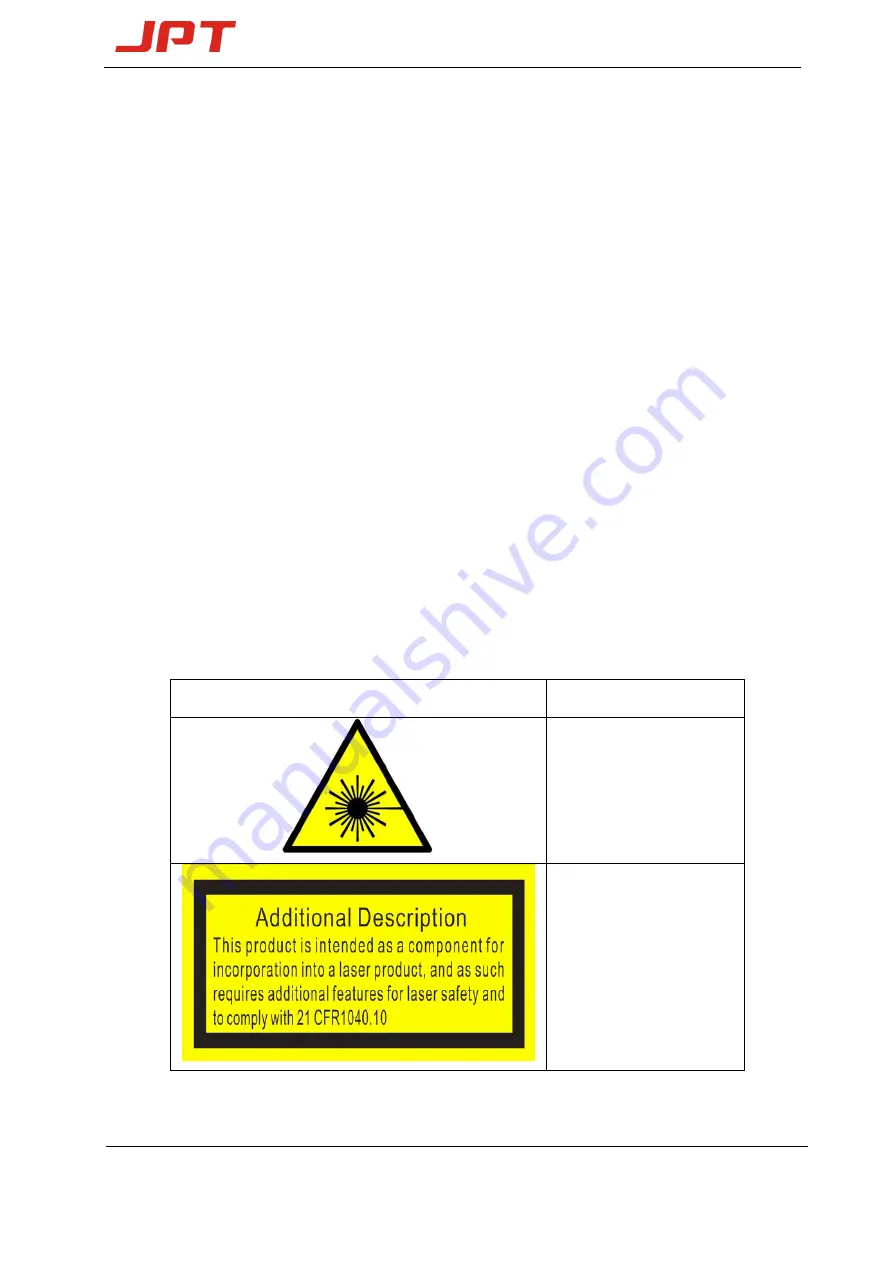 JPT YDFLP-150-M7-L1-X User Manual Download Page 1