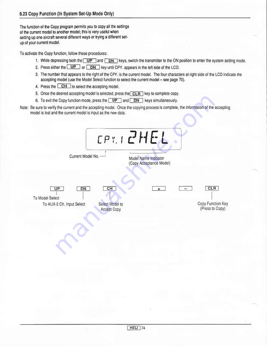 JR x-347 Instruction Manual Download Page 76