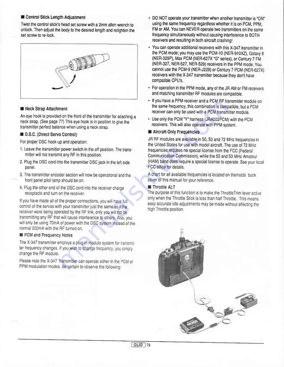 JR x-347 Instruction Manual Download Page 81