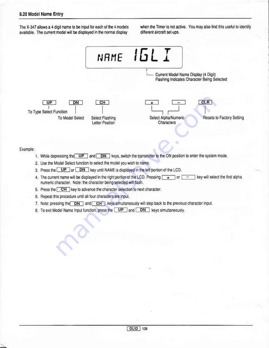 JR x-347 Instruction Manual Download Page 110