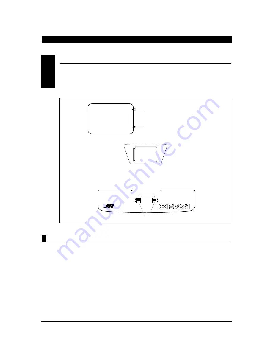 JR XF631 Quick Start Manual Download Page 18