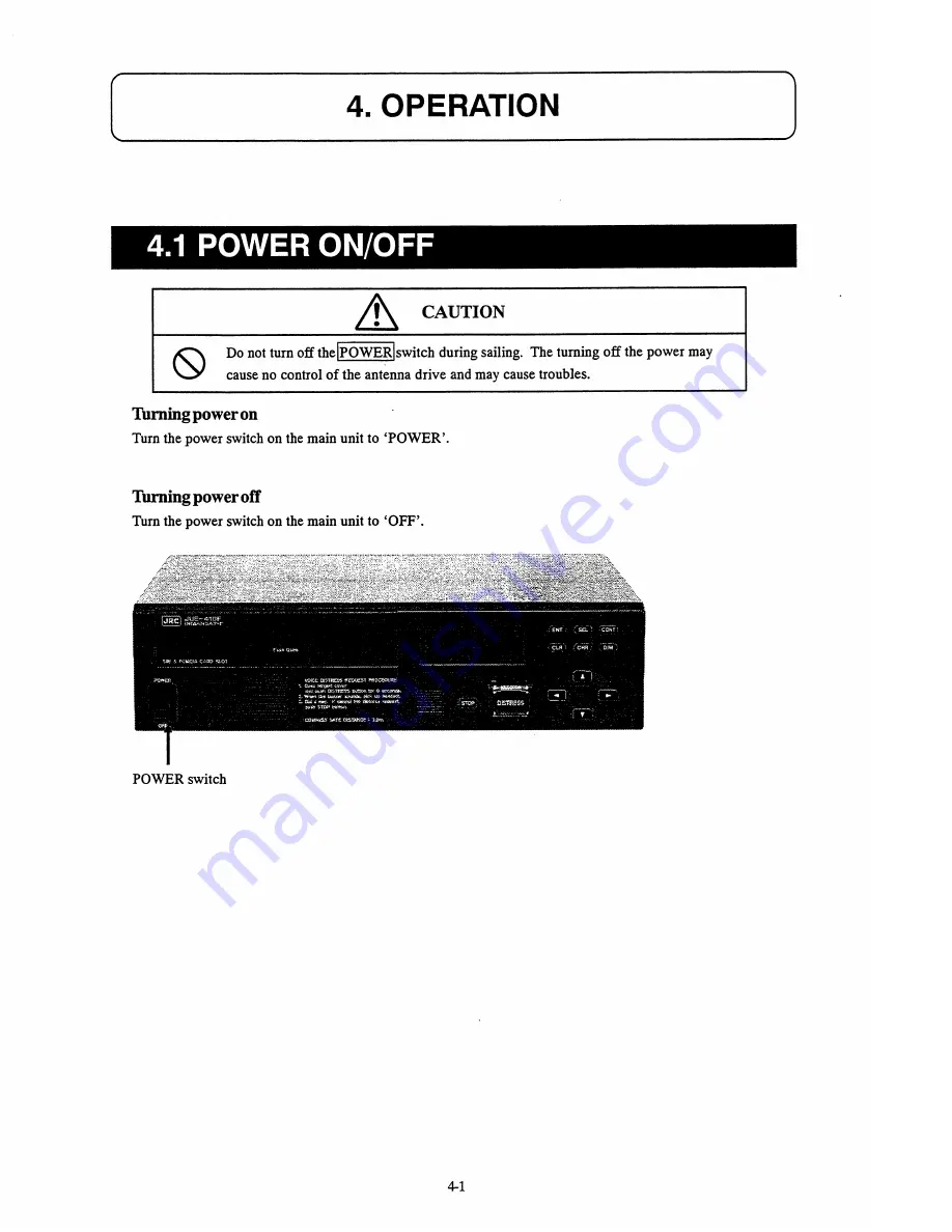 JRC Fleet F77 Operation Manual Download Page 13