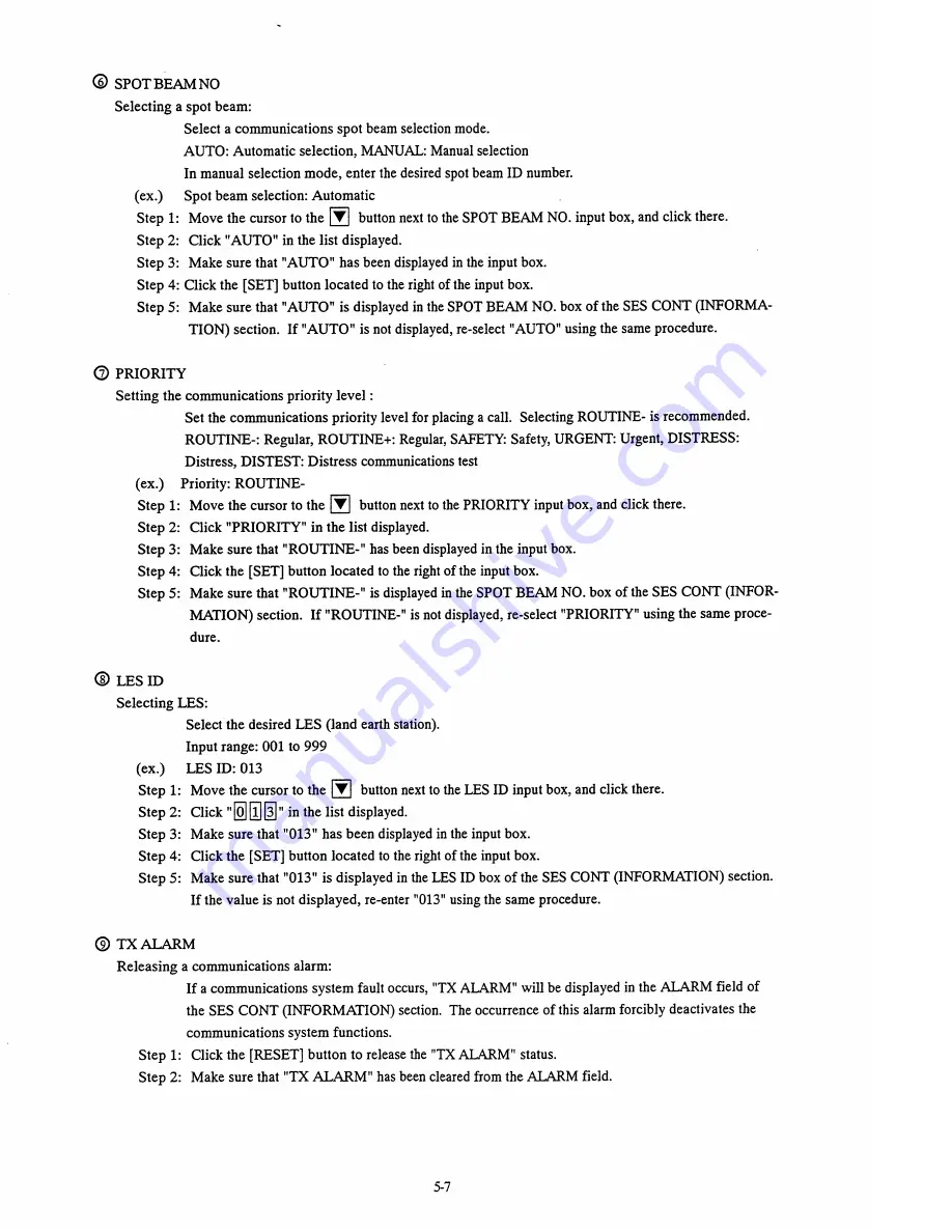 JRC Fleet F77 Operation Manual Download Page 54